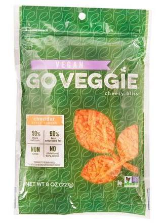 Go Veggie! Plant-Based Cheddar Style Shreds 8 oz