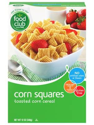 Food Club Corn Squares 12 oz