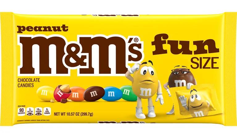 M&M’s Milk Chocolate Peanut Fun Size 10.57 oz