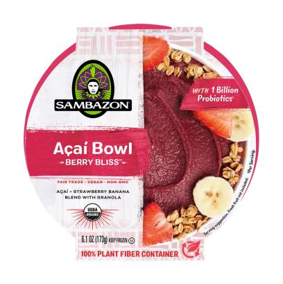 Sambazon Ready-to-Eat Acai Bowl Berry Bliss 6.1 oz