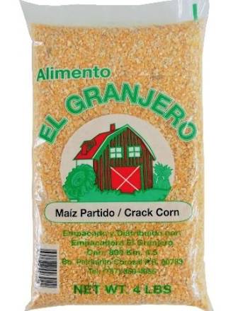 Alimento El Granjero Maíz Partido / Cracked Corn