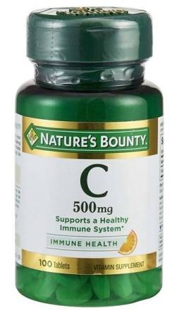 Nature’s Bounty Vitamin C 500mg 100 ct