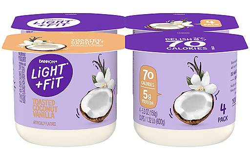 Light + Fit Toasted Coconut 4-5.3 oz