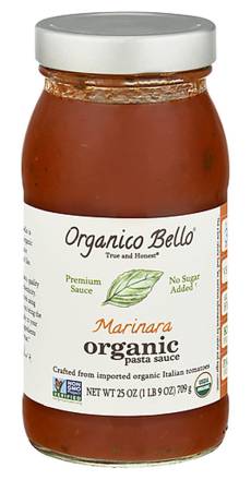 Organico Bello Organic Marinara 25 oz