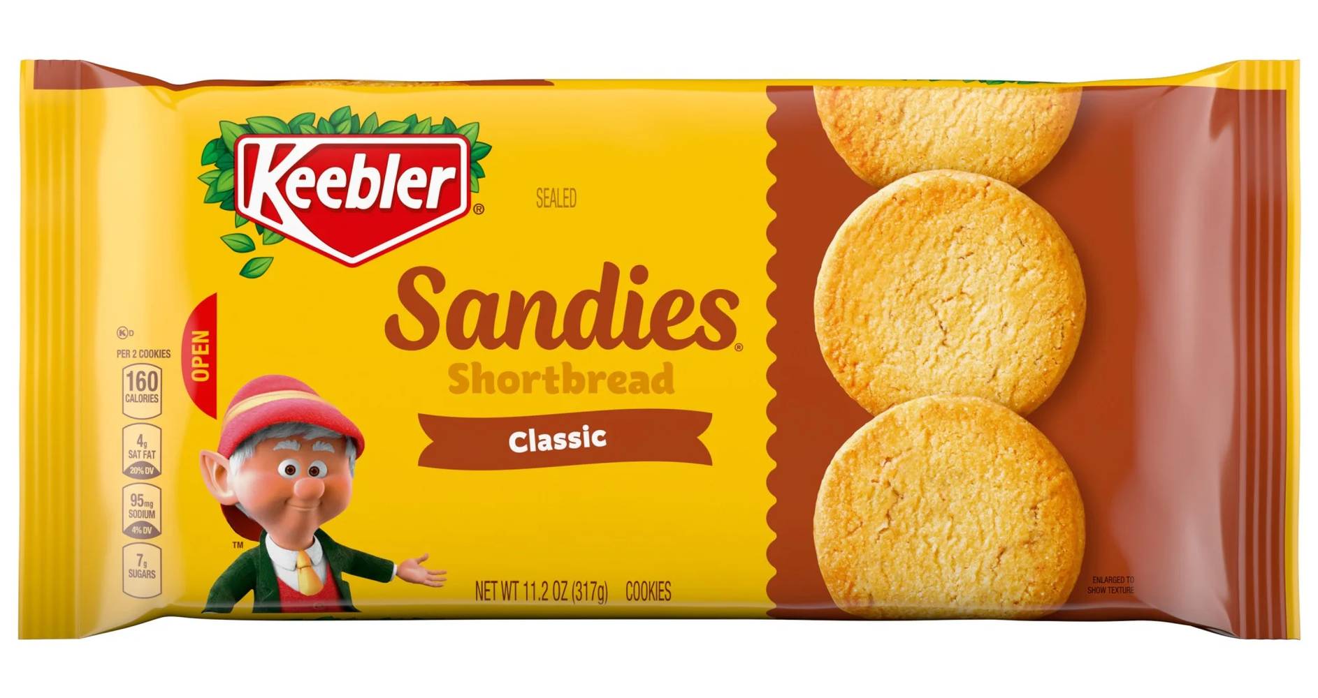 Keebler Sandies Classic Shortbread Cookies 11.2 oz