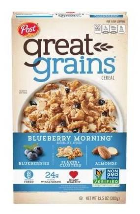 Post Great Grains Blueberry Morning
