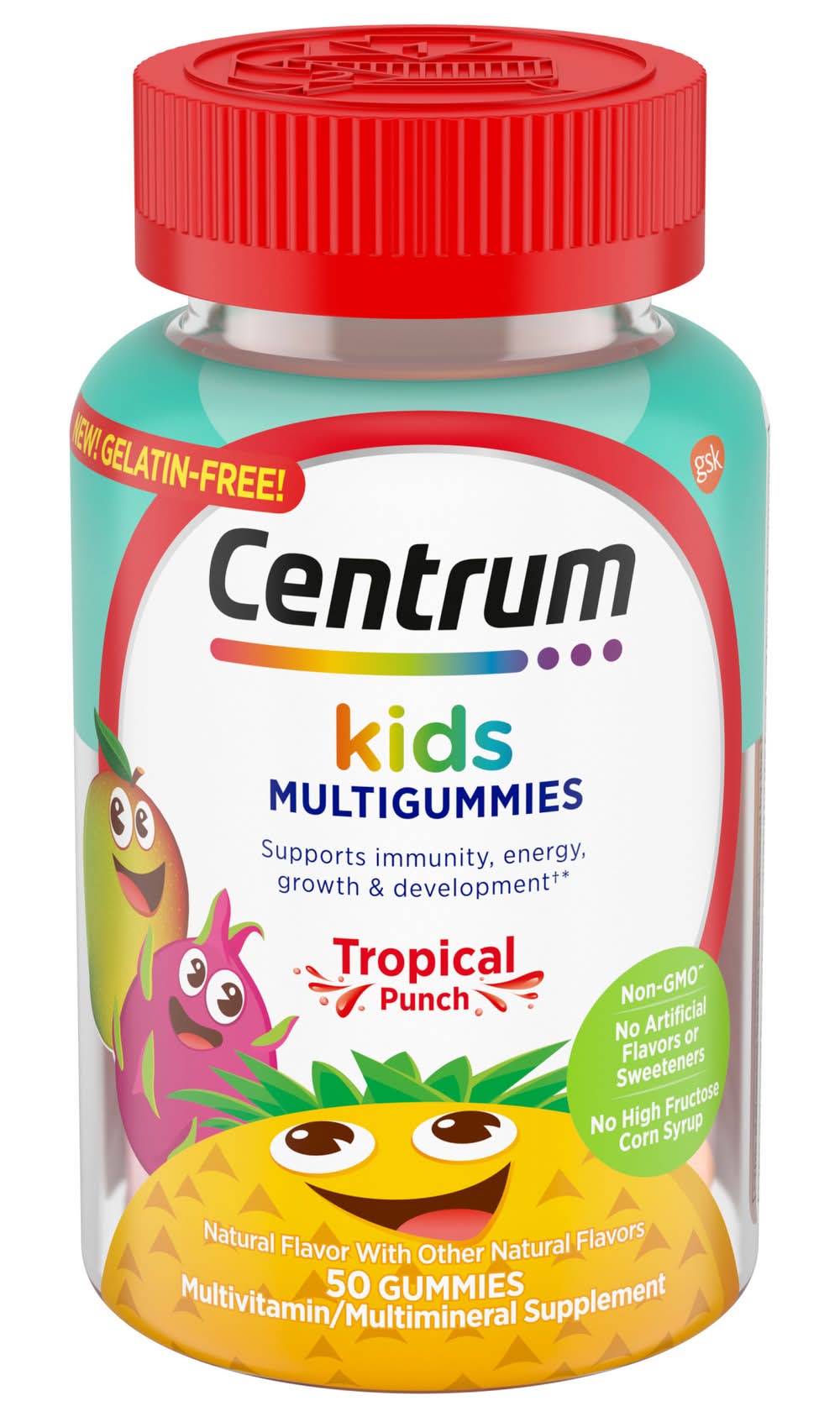 Centrum Multi Gummies Kids Tropical Punch 50 ct