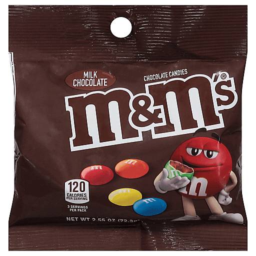 M&M’s Milk Chocolate 2.55 oz 