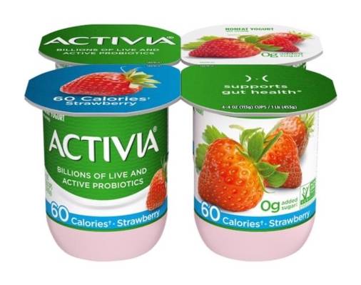 Activia 60 Calories Lowfat Yogurt Strawberry