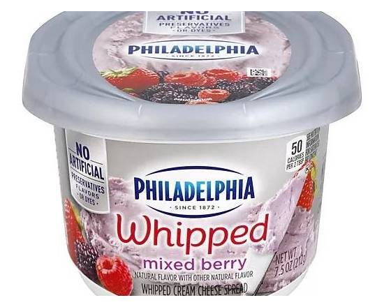 Philadelphia Whipped Cream Cheese Spread Mixed Berry 7.5 oz