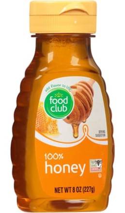 Food Club 100% Honey 8 oz