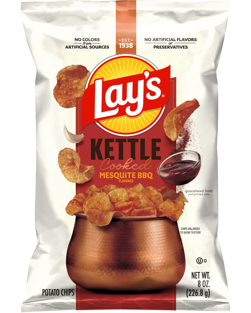 Lay’s Kettle Cooked Mesquite BBQ 8 oz