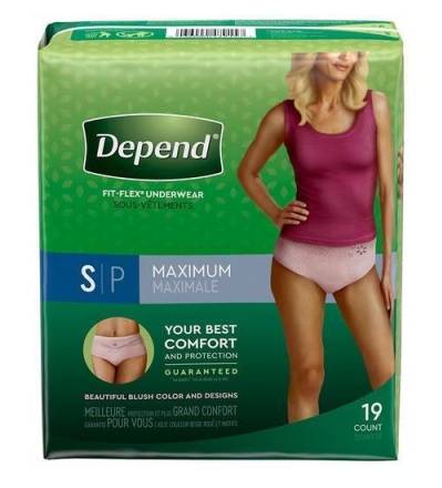 Depend Women Maximum Small 19 ct