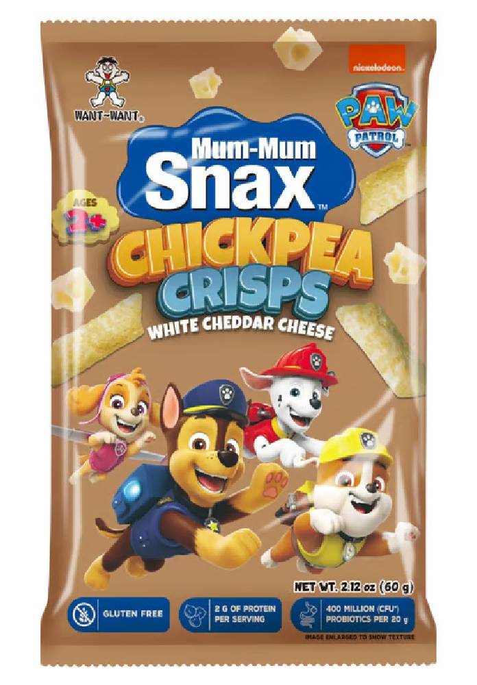 Baby Mum-Mum Snax Gluten Free White Cheddar Cheese Chickpea Crisps 2.12 oz