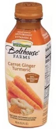 Bolthouse Farms Carrot Ginger Turmeric Juice Blend 15.2 oz