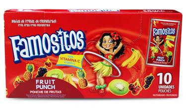 Famositos Fruit Punch Juice Drink 10-6 oz