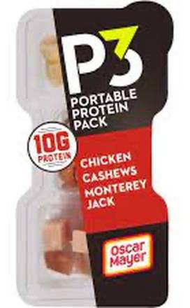 P3 Portable Protein Pack Chicken Monterey Jack and Cashews 2 oz