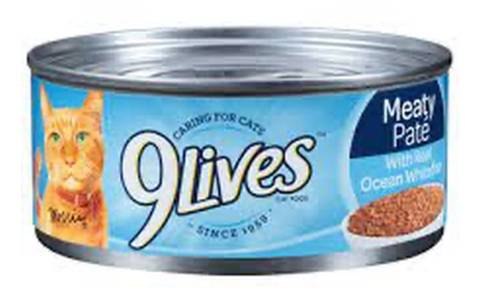 9 Lives Meaty Pate Ocean Whitefish 5.5 oz
