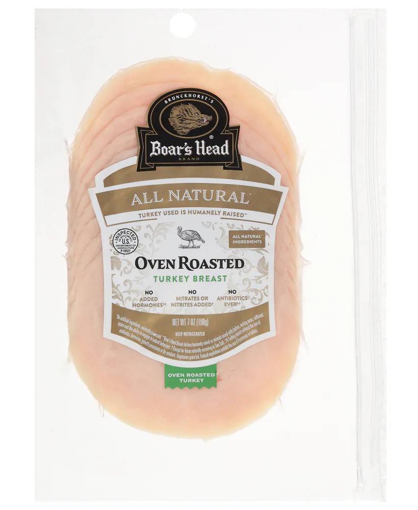 Boar's Head Oven Roasted Turkey Breast 7 oz