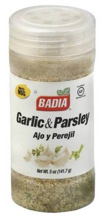 Badia Garlic & Parsley / Ajo y Perejil 5 oz
