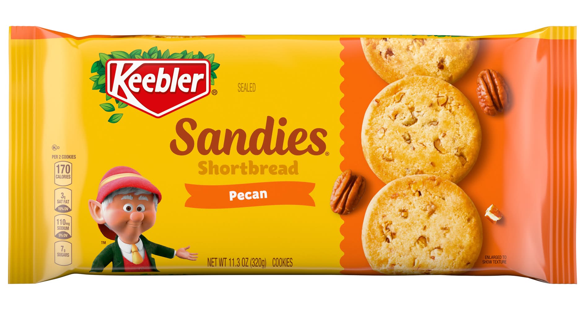 Keebler Sandies Pecan Shortbread Cookies 11.3 oz