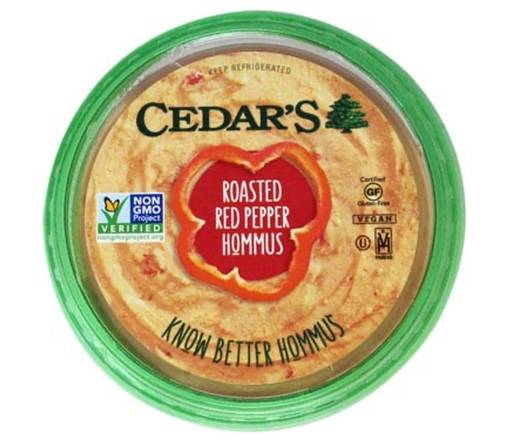 Cedar’s Roasted Red Pepper Hummus 8 oz