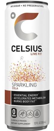 Celsius Sparkling Fitness Drink Cola