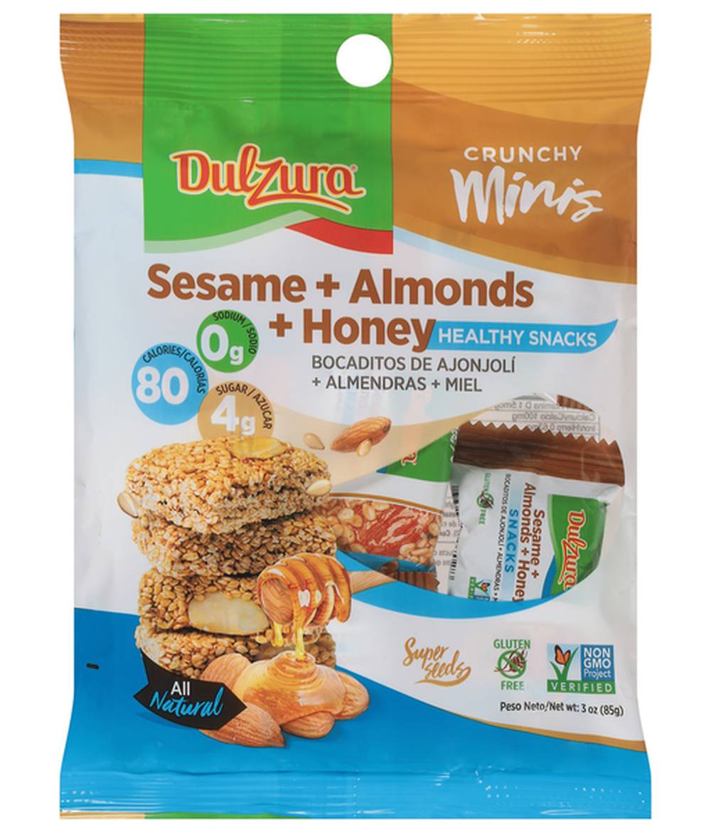 Dulzura Sesame Almonds & Honey Snacks 3 oz
