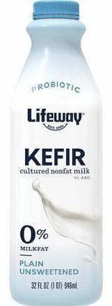 Lifeway Probiotic Kefir 0% Milkfat Plain Unsweetened