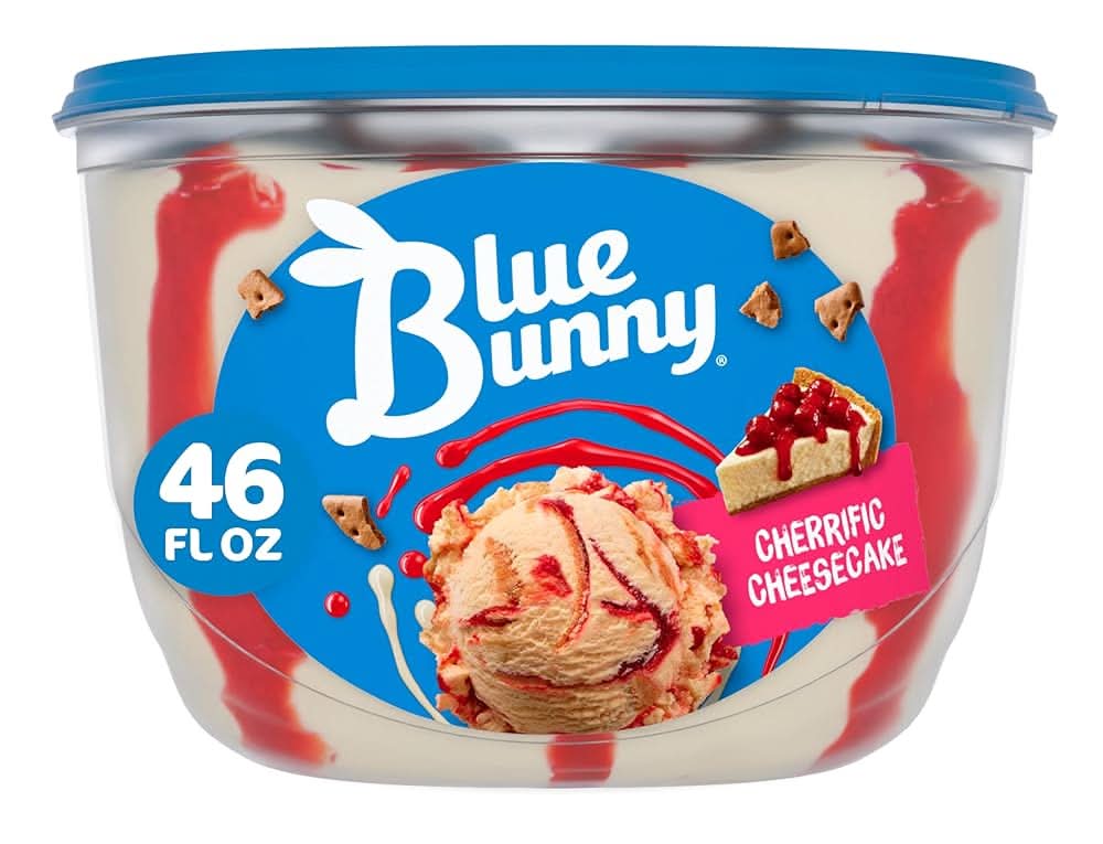 Blue Bunny Cherrific Cheesecake Ice Cream 46 oz