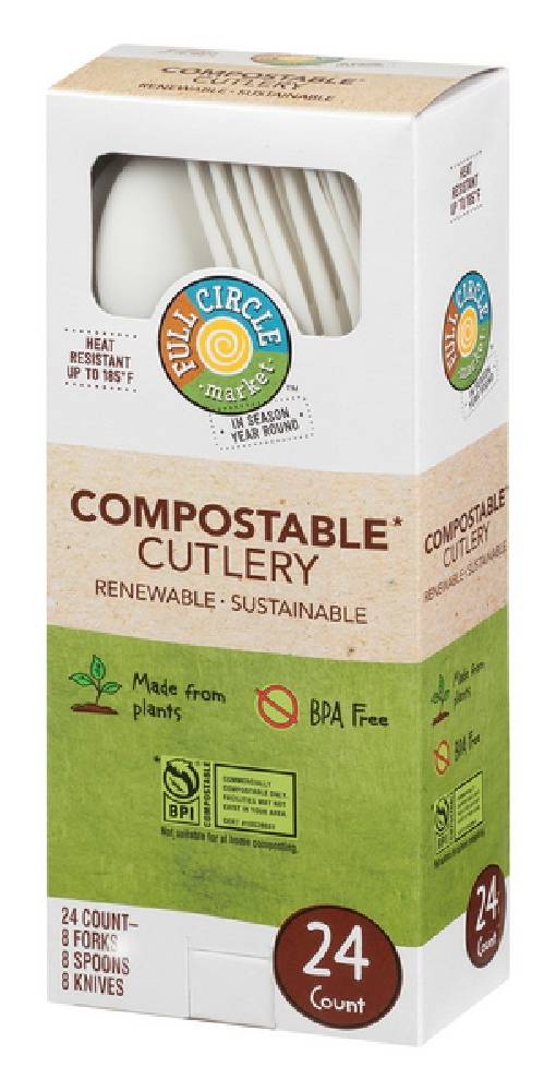 Full Circle Compostable Cutlery Combo 24 ct