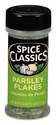 Spice Classics Parsley Flakes 0.4 oz
