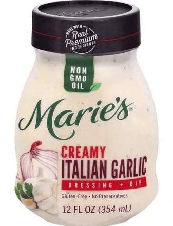 Marie’s Creamy Italian Garlic Dressing Dip 12 oz