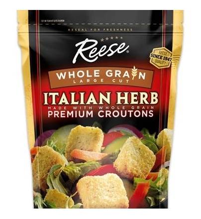 Reese Whole Grain Italian Herb Croutons 5 oz.