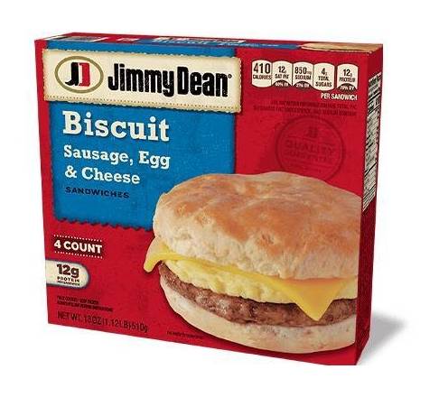 Jimmy Dean Biscuit Sausage, Egg & Cheese 18 oz