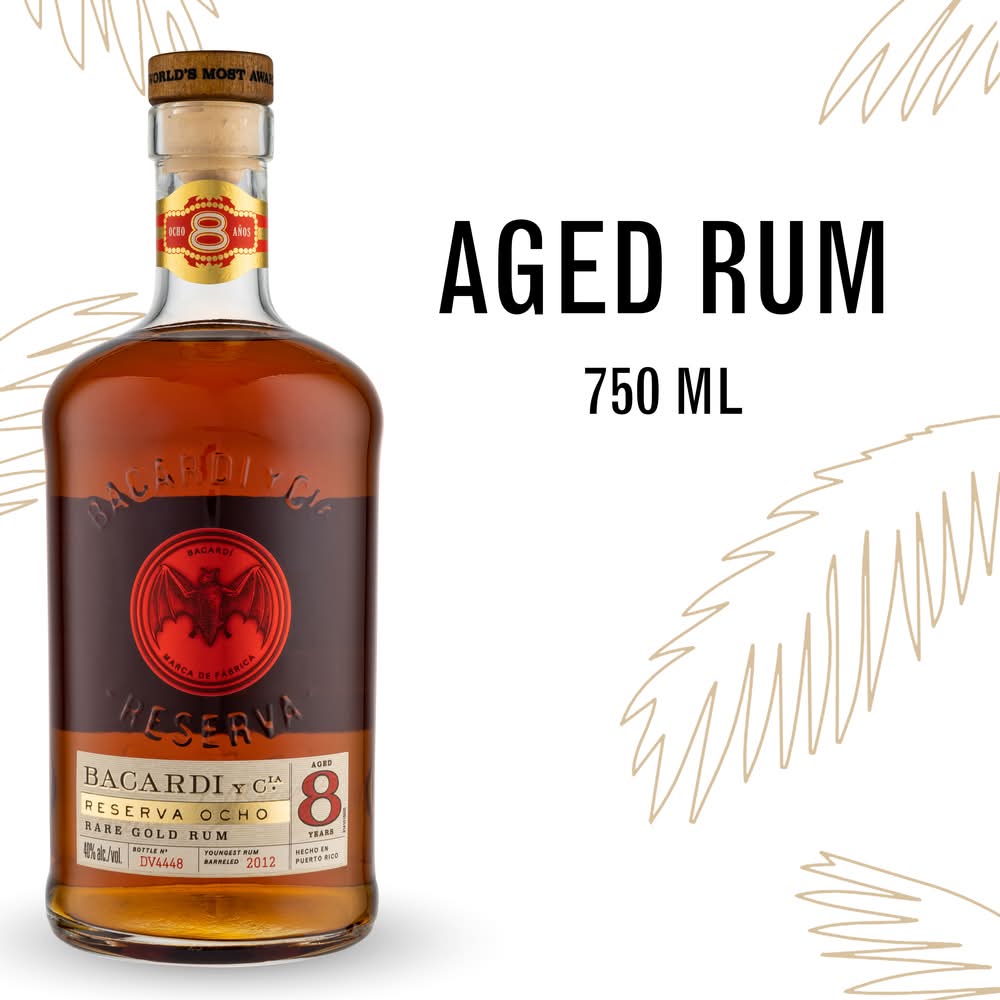 Bacardi Reserva 8 Anos 750 ml