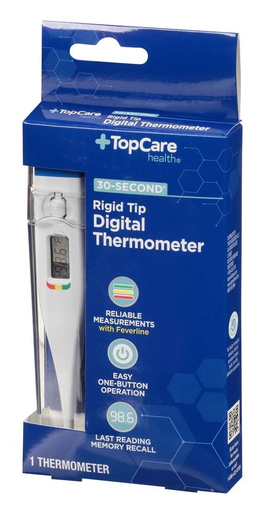 TopCare Health Thermometer Digital Rigid Tip 30-Second