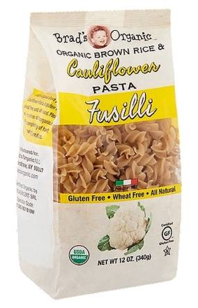 Brad's Organic Brown Rice & Cauliflower Fusilli Pasta 12 oz