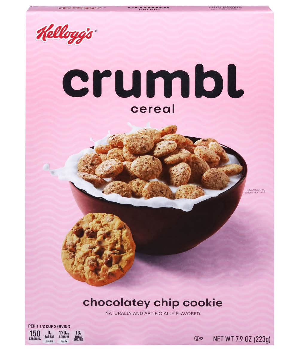 Kellogg’s Crumbl Cereal Chocolate Chip Cookie 7.9 oz
