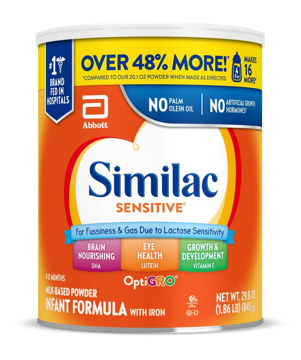 Similac Sensitive Infant Formula 29 oz