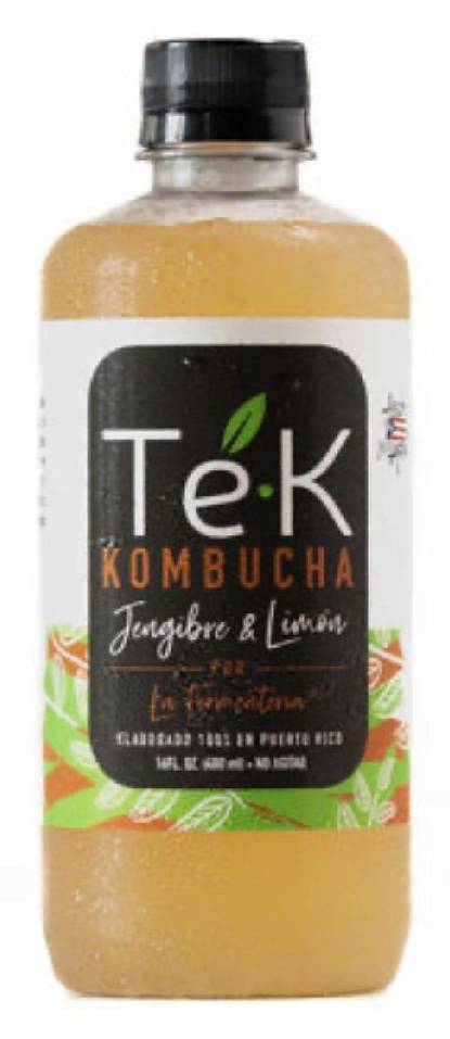 Tek Kombucha Jengibre & Limón 16 oz