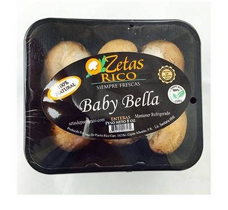 Setas Baby Bella / Crimini Mushrooms 8 oz