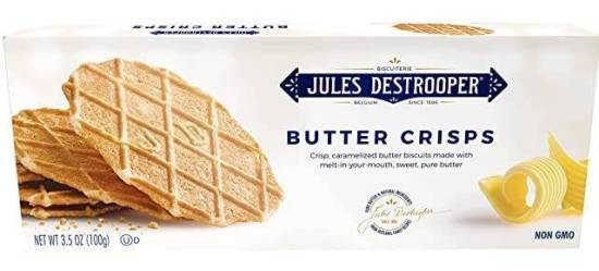 Jules Destrooper Butter Crisps 3.5 oz