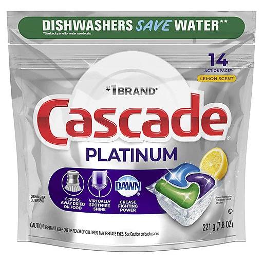 Cascade Platinum Plus Dish Pods 11 ct