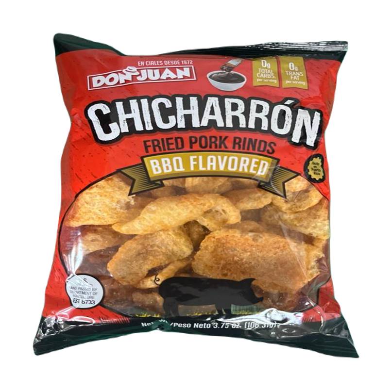 Don Juan Chicharrón BBQ Flavored 3.75 oz 