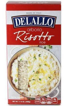DeLallo Risotto Arborio Rice 17.6 oz