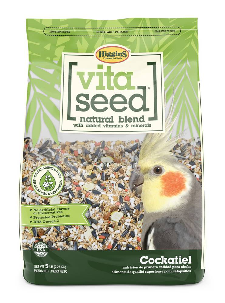 Huggins Vita Seed Natural Blend Cockatiel 2.5 lbs