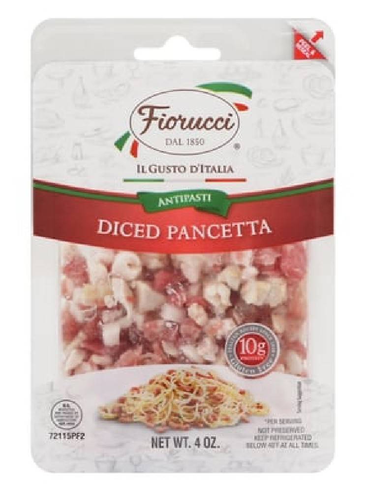 Fiorucci Antipasti Pancetta Diced 4 oz
