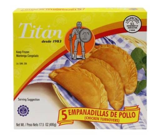 Titan Empanadillas de Pollo 5 ct