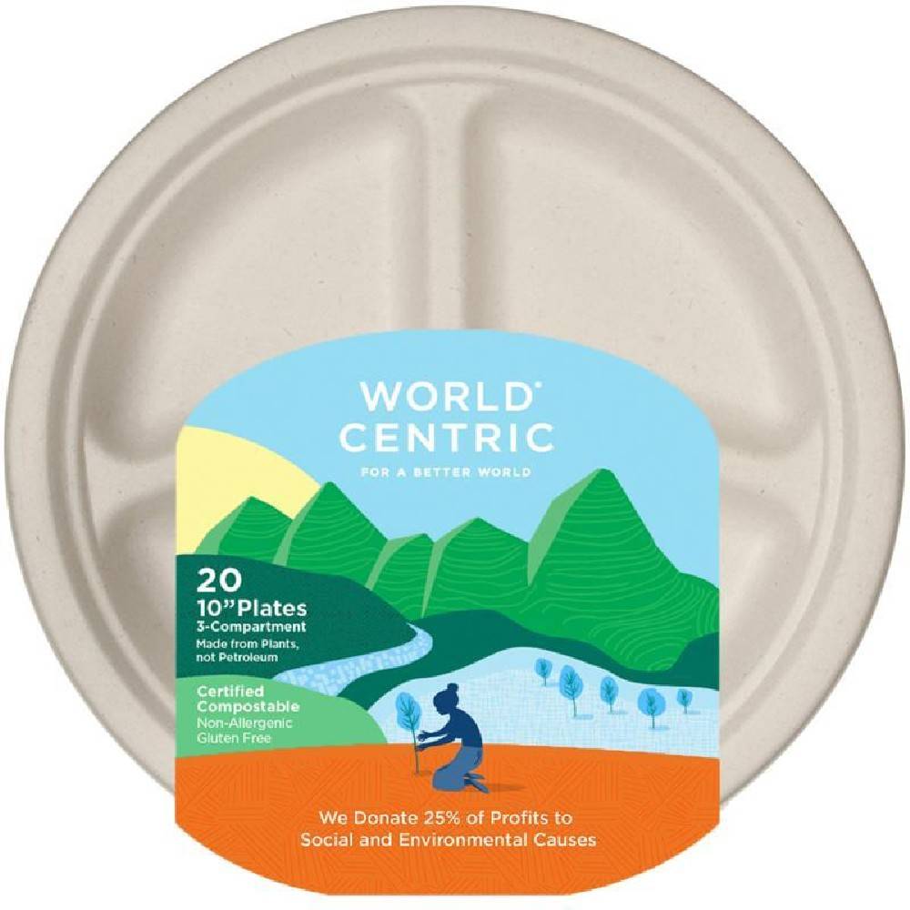 World Centric Plates 10" 20 ct